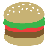 ハンバーガーのアイコン